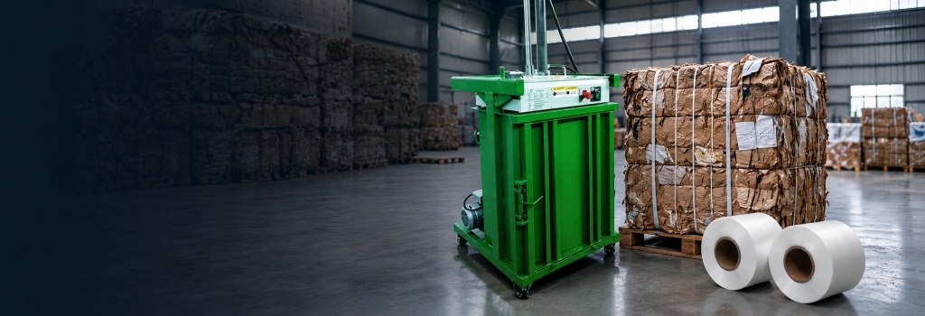 Cardboard Baler Strapping Cardboard Baler Strapping